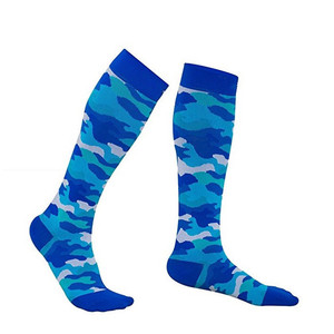 Wholesale Camouflage Compression <strong>Socks</strong> <strong>Men</strong> Casual Knitted Nylon <strong>Socks</strong> Blue Red Green <strong>Pink</strong> Free Size Trampoline Use MOQ 12 Pairs - Product Image 4