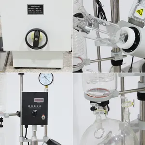 Rotovap-evaporador rotativo Industrial con bomba de vacío y enfriador, 2l, 5L, 10L, 20l, 50l, 100l