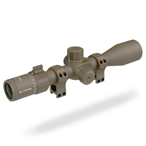 TYPHON 8-32x56SFIR SFP Tubo de 30mm Vidrio grabado Segundo plano focal Visor de alcance iluminado con parada cero con anillo de alcance - Product Image 2