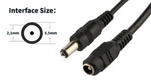 5521 DC 6 방향 전원 케이블 어댑터 2.<span class=keywords><strong>1</strong></span>*5.5mm 암-수 플러그 가전 제품 적합한 CN 표준 DC 전원 코드 분배기 코드 - Product Image 4