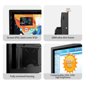 <span class=keywords><strong>PC</strong></span> industriel tactile 18,5 <span class=keywords><strong>pouces</strong></span> X86 avec écran tactile, tablette interactive, système embarqué Android/Linux, processeur I5/i3 - Product Image 5
