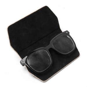 Elegante <span class=keywords><strong>occhiali</strong></span> poligonali bianchi magnetici custodia moda <span class=keywords><strong>occhiali</strong></span> da sole marca regali promozionali di alta qualità morbida pelle scamosciata glassede <span class=keywords><strong>Clip</strong></span> - Product Image 2