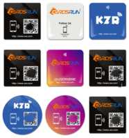 Échantillon Gratuit : Plaque en Acrylique PVC Époxy pour Avis Google, Menu NFC, Réseaux Sociaux, Autocollant pour Avis Google