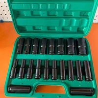 Kits d'outils à main CR-V de haute qualité de 1/2 pouce en orange et noir, avec mallette rigide personnalisable, commande minimale OEM