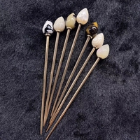 Les Anciens Style Cheveux Bâtons Acétate Vintage Acrylique Mode Japon Mignon Épingles À Cheveux Femmes Cheveux Longs Simple Coloré OEM Personnalisé