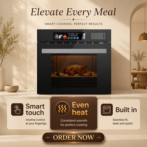 <span class=keywords><strong>Horno</strong></span> de Vapor Combinado Integrado de 40L-60L con Pantalla a Color, <span class=keywords><strong>Horno</strong></span> Eléctrico Inteligente 3 en 1 con Interior de Acero Inoxidable para Cocina Doméstica - Product Image 2
