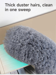 ممسحة ريليدا الكلاسيكية من المصنع، أداة تنظيف فعالة، مجرفة غبار من الألياف الدقيقة وفرشاة غبار بعصا قابلة للتعديل - Product Image 4