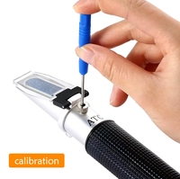 Réfractomètre de salinité portable pour eau de mer 0-100% ATC, pour aquarium
