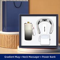 Coffret Cadeau Relaxant : Mug, Power Bank, Masseur Cervical – Logo Personnalisable pour Camps de Formation d'Entreprise et Souvenirs pour Visiteurs de Salons Professionnels