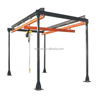 Système de grue légère KBK à poutre simple modulaire avec rail flexible en aluminium KBK 100Kg-1000Kg