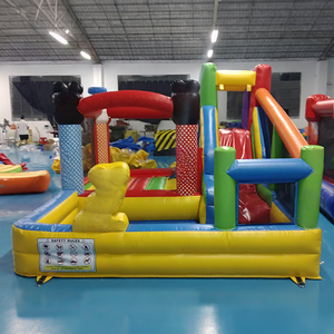 Ngoài Trời Nhà Bị Trả Lại Với Hồ Bơi Lâu Đài <span class=keywords><strong>Bouncy</strong></span> Với Trượt Nhảy Lâu Đài Với Slide Và Hồ Bơi Thương Mại Lâu Đài Bơm Hơi - Product Image 2