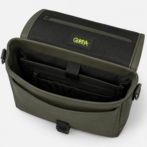 Large Capacity Patterned <b>Men</b> Shoulder Bag 2-in-1 Detachable <b>Pouch</b> Custom Logo Designer Forest Green Messenger Bag set - Product Image 6
