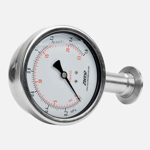 เกจวัดความดันไดอะแฟรมเชื่อมต่อแบบไตรแคลมป์ทางกล - Product Image 1