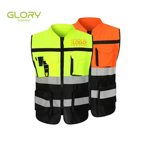 Cao cấp tùy chỉnh logo phản quang an toàn quần áo lớn nắp túi quần phản quang vest cho kỹ thuật khảo sát Lập Bản Đồ - Product Image 1