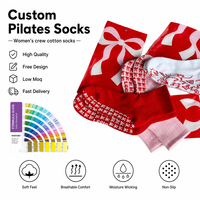 Chaussettes de yoga en tricot personnalisées de haute qualité, respirantes et confortables, pour femmes adultes, chaussettes de pilates pour femmes, fitness estival