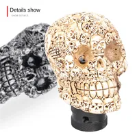 XG 2025 OEM Grosir Universal Skull Rocker pegangan kecepatan Shift tuas Manual gigi mobil ganda otomatis