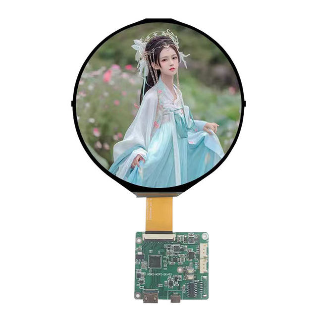 5 Inch Color Circular Lcd Display Hd Resolution 1080*1080 Ips Full View Mipi To Hd Mi Driver Board Robot Smart Home Manufacturer