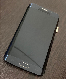 Tela lcd para samsung galaxy s6 edge com moldura, 100% de garantia