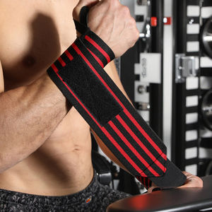 Kol anti-burkulma antreman bilek desteği için Unisex ayarlanabilir Polyester bileklik spor Wrap sıkıştırma bandaj - Product Image 6