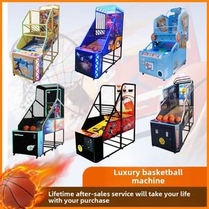 เครื่องเล่นเกมบาสเก็ตบอลแบบพับได้สำหรับผู้ใหญ่และเด็ก  ระบบหยอดเหรียญ  หน้าจอ LCD ใหม่  หรูหรา สำหรับเล่นในร่ม  มีจำหน่ายแล้ว - Product Image 2