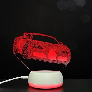 Veilleuse créative à message double face en acrylique, 16 couleurs DIY RGB LED effaçable - Product Image 4