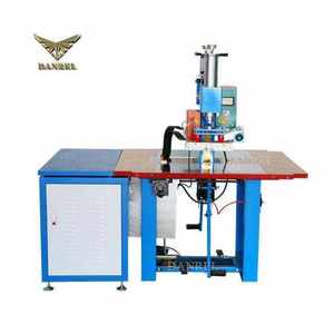 Precio barato de la máquina de grabado de alta frecuencia tipo Pedal 5KW máquina de soldadura de PVC para logotipo de etiqueta de cuero - Product Image 1