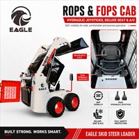Mini-chargeuse sur pneus WS50, fonctionnement fiable, excavation efficace, travaux de construction intensifs