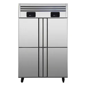 厂家直销四门冰柜双冰箱和冰柜商用冰柜制冷设备