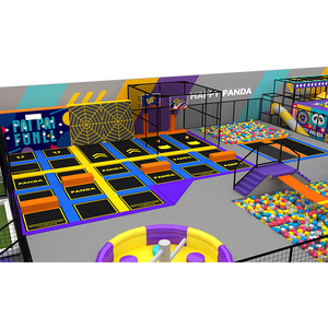 Qiaoqiao Centro de Entretenimiento Familiar de 1800 m², Equipamiento para Parques Infantiles, <span class=keywords><strong>Parque</strong></span> de Trampolines Comercial Grande, Diseño de <span class=keywords><strong>Parque</strong></span> de Trampolines Interior - Product Image 1