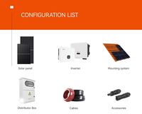 Système de stockage d'énergie solaire domestique personnalisé AHTECH, tout-en-un, 10 kW, 5 kW, 15 kW, 20 kW, 30 kW, système de batteries solaires hybrides au lithium