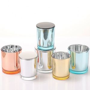 Colorful Electroplated Glossy <b>Large</b> <b>Cup</b> Indoor Living Room Decoration Holder Glass Handicrafts - Product Image 1