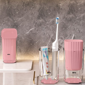 Ensemble de brosses à dents et gobelets de voyage, soins bucco-dentaires portables pour le rinçage et le nettoyage avec cartouches filtrantes - Product Image 3