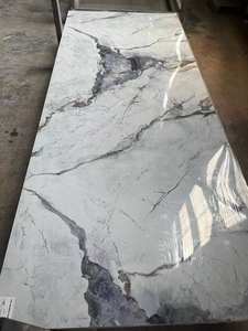 3 मिमी उच्च चमकदार uv संगमरमर शीट बोर्ड उचित मूल्य नई pvc बोर्ड + संगमरमर डिजाइन + uv कोटिंग दीवार मोल्डिंग पर गोंद - Product Image 4