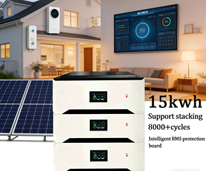 Système de production d'énergie solaire domestique de haute qualité 48V 15kW 30kWh avec batterie de stockage d'énergie solaire 51.2V LiFePO4 - Product Image 6