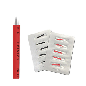 <span class=keywords><strong>Aiguille</strong></span> de tatouage Bolin noir/rouge <span class=keywords><strong>7</strong></span> broches - Product Image 1