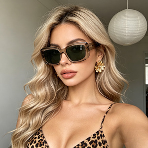 Lunettes de soleil polarisées UV400 vintage italiennes de haute qualité, monture carrée en acétate tendance Y2K pour femmes et hommes, idéales pour la conduite, les voyages et les fêtes - Product Image 2