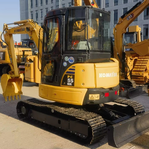 Excavatrice PC55MR-3 de chenille de KOMATSU de seconde main originale du Japon mini KOMATSU PC55MR-3 bas utilisé d'excavatrice - Product Image 1