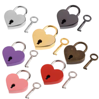 Cadenas ovale à levier unique en alliage de zinc thermolaqué, petit format, avec clé, idéal pour boîte à bijoux, boîte de rangement, journal intime - Vente chaude