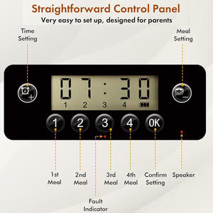 Comedero Inteligente para Mascotas de 6L, Temporizador Automático, Dispensador de Comida para Perros y Gatos, Negro, Desmontable, para Uso Doméstico - Product Image 5