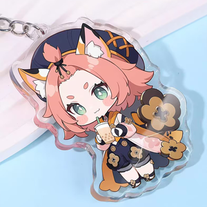 Porte-clés en acrylique personnalisé en gros, sans MOQ, personnalisation de tout design, porte-clés en plastique anime, usine de porte-clés personnalisés - Product Image 3