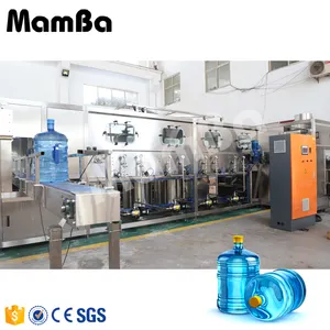 Small business PET Plastic barrel 19L 5 gallon bottle water filling capping machine production line