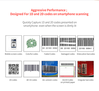 Le nouveau moteur grand angle de lecture de codes à barres E10W convient aux PDA, tablettes industrielles, équipements traditionnels en libre-service, etc.