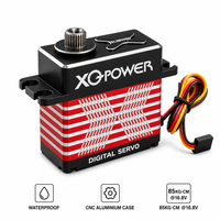 Moteur servo numérique sans balais XQ-POWER 85kgcm, couple géant, étanche, engrenage en acier 25T, programmable pour voiture RC, robot, 16.8V