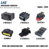 Adaptateur étanche mâle en laiton 03T-JWPF-VSLE-S, connecteur de câble électrique automobile, prise de voiture, 2 3 4 6 8 broches en nylon