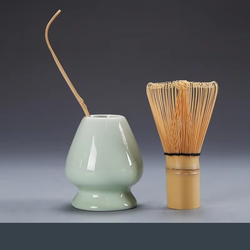 Three-piece set in cyan