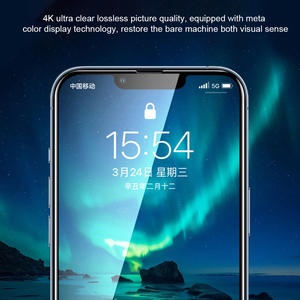 XOWO Protectores de Pantalla de Vidrio Templado Irrompible y Películas <span class=keywords><strong>para</strong></span> iPhone 14 13 12 11, Película de Vidrio 3D <span class=keywords><strong>para</strong></span> Teléfono Móvil - Product Image 3