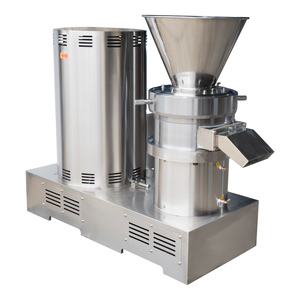 Industrial Vertical Colloid Mill <b>Machine</b> for Chili Sauce Peanut Butter Soybean Fruit & Almond Milk Grinder - Product Image 1