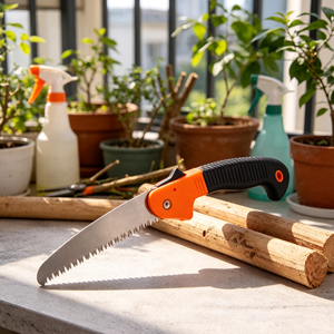 Sega Pieghevole per Potatura, Sega <span class=keywords><strong>da</strong></span> <span class=keywords><strong>Giardino</strong></span> Portatile per Taglio Rami e Potatura Legno, Attrezzo <span class=keywords><strong>da</strong></span> Giardinaggio per Esterni - Product Image 2