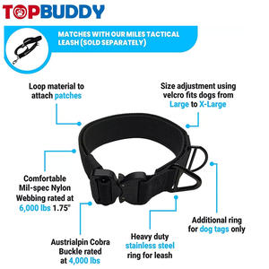 नए क्लासिक टिकाऊ सामान प्लास्टिक क्लैंप पालतू कुत्ते कॉलर पालतू कुत्ते कॉलर पालतू जानवर कॉलर - Product Image 4