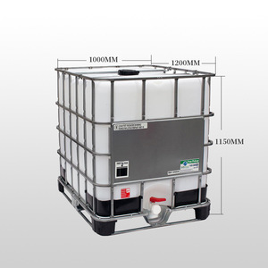 1000L <b>plastic</b> <b>drum</b>, IBC ton container, thickened <b>plastic</b> <b>drum</b>, armored <b>drum</b>, chemical <b>drum</b>, 1-ton water storage tank - Product Image 1